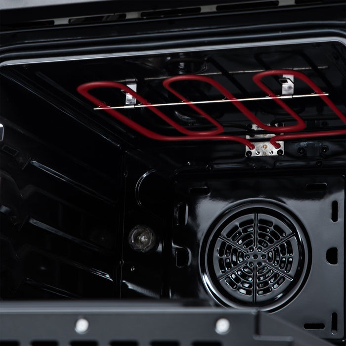 Forno Loiano 24 Inch Freestanding Electric Range in Black, Canada Version, Plug and Cord Included