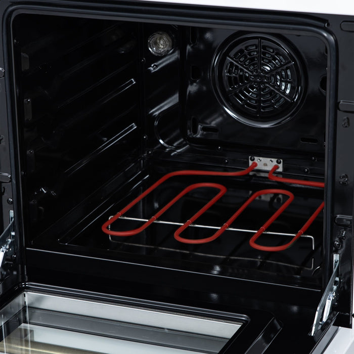 Forno Loiano 24 Inch Freestanding Electric Range in White, Canada Version, Plug and Cord Included