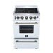 Forno Loiano 24 Inch Freestanding Electric Range in White