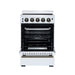 Forno Loiano 24 Inch Freestanding Electric Range in White, Canada Version, Plug and Cord Included