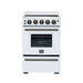 Forno Loiano 24 Inch Freestanding Electric Range in White