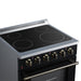 Forno Galiano 30 Inch Freestanding Electric Range, 4 Radiant Burners, 4.32 Cu. Ft. True Convection Oven, Air Fryer Kit, Black - FFSEL6083-30BLK
