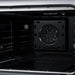 Forno Galiano 30 Inch Freestanding Electric Range, 4 Radiant Burners, 4.32 Cu. Ft. True Convection Oven, Air Fryer Kit, Black - FFSEL6083-30BLK