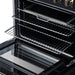 Forno Galiano 30 Inch Freestanding Electric Range, 4 Radiant Burners, 4.32 Cu. Ft. True Convection Oven, Air Fryer Kit, Black - FFSEL6083-30BLK