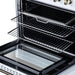 Forno Galiano 30 Inch Freestanding Electric Range, 4 Radiant Burners, 4.32 Cu. Ft. True Convection Oven, Air Fryer Kit, White - FFSEL6083-30WHT