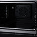 Forno Galiano 30 Inch French Door Electric Range, 4 Radiant Burners, 4.32 Cu. Ft. True Convection Oven, Air Fryer Kit, Black - FFSEL6917-30BLK