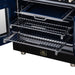 Forno Massimo 30 Inch French Door Electric Range, 5 Radiant Burners, 4.32 Cu. Ft. True Convection Oven, Air Fryer Kit, Black - FFSEL6955-30BLK