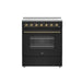 FORNO 5-Piece Black Stainless Steel Kitchen Bundle – Home Depot Exclusive – 30” Electric Range, 30” French Door Refrigerator, 30” Range Hood, 24” Microwave Drawer, 24” Built-In Dishwasher | SKU: FBDL-THD-003BLK