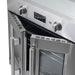FORNO 2-Piece Kitchen Bundle - 30" Stainless Steel Single Wall (1333-30) Oven, 30" Stainless Steel Microwave (3093-30)