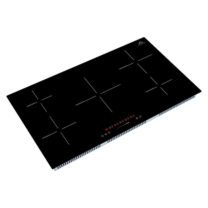 FORNO Parco 36-Inch Induction Cooktop, 5 Zones, 10200W, 9 Power Levels & Booster Function - FCTIN0583-36