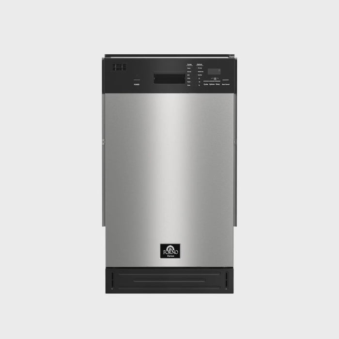 FORNO Espresso Polo 18" Built-in Dishwasher in Stainless Steel, FDWBI8041-18S