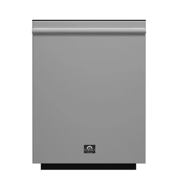 FORNO 3-Piece Appliance Package - 30-Inch Leonardo Espresso Electric Range, Refrigerator, & Dishwasher in Stainless Steel FBDL-007-01US