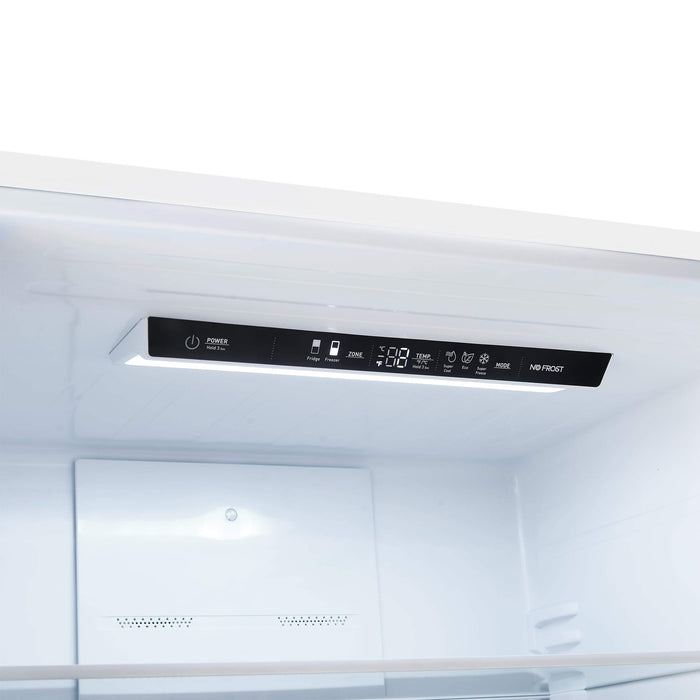 FORNO Premium 2-Piece Kitchen Bundle - Leonardo Espresso 30" White Range, 31" White Bottom Freezer Refrigerator - FBDL-003-03CA