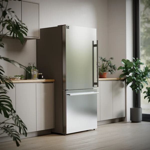 FORNO 2-Piece Appliance Package - 36-Inch Electric Range and 31-Inch Refrigerator, Left Hinge in Stainless Steel FBDL-013-07CAUS