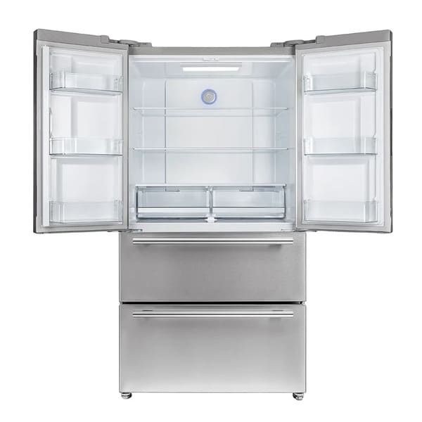 FORNO 2-Piece Appliance Package - 30-Inch Induction Range and 36-Inch French Door Refrigerator in Stainless Steel FBDL-014-03CAUS