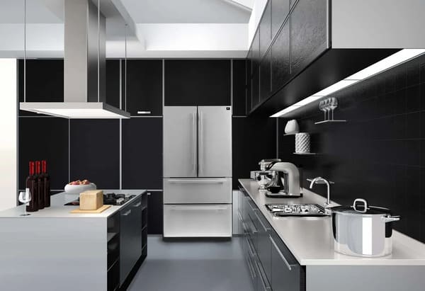 FORNO 2-Piece Appliance Package- 30-Inch Gas Range and 36-Inch French Door Refrigerator in Stainless Steel FBDL-020-02-US