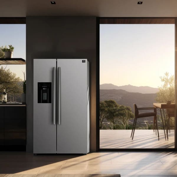FORNO 2-Piece Appliance Package - 30-Inch Induction Range and 36-Inch Side by Side Refrigerator with Water Dispenser in Stainless Steel FBDL-014-04CAUS