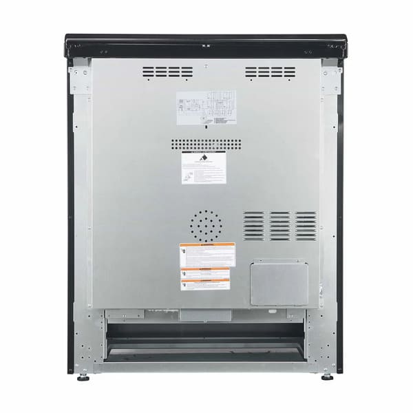 FORNO 3-Piece Appliance Package - 30-Inch Leonardo Espresso Electric Range, Refrigerator, & Dishwasher in Black with Stainless Steel Handle FBDL-007-02US