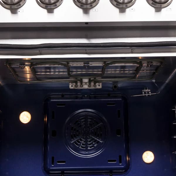 FORNO 2-Piece Appliance Package - 30-Inch Electric Range and 31-Inch Refrigerator, Left Hinge in Stainless Steel FBDL-013-02CAUS