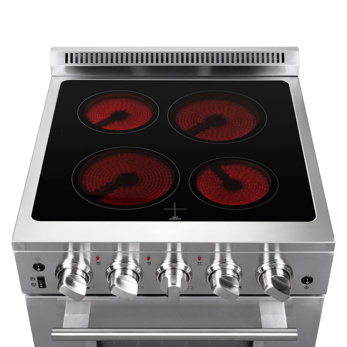 Forno Loiano 24-Inch Freestanding Electric Range, Canada Version, No Rotisserie Function, Plug and Cord Included