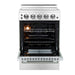 Forno Loiano 24-Inch Freestanding Electric Range, Canada Version, No Rotisserie Function, Plug and Cord Included