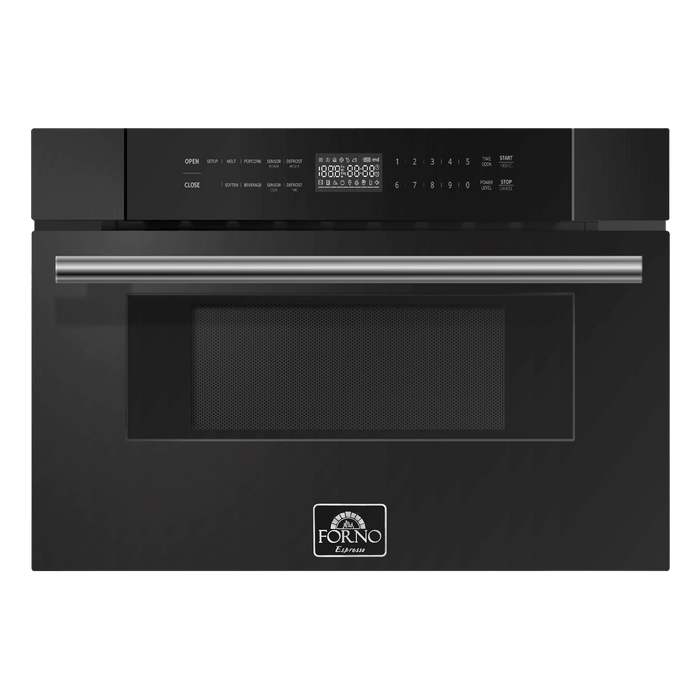 FORNO Capoliveri 30 Inch Stainless-Steel 1000 Watts Microwave Drawer 1.2 cu.ft. - FMWDR3000-30