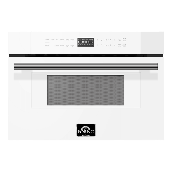 FORNO Capoliveri 30 Inch Stainless-Steel 1000 Watts Microwave Drawer 1.2 cu.ft. - FMWDR3000-30