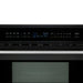 FORNO 2-Piece Kitchen Bundle - 30" Black Single Wall Oven (1333-30), 30" Black Microwave (3093-30)