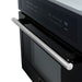 FORNO 2-Piece Kitchen Bundle - 30" Black Single Wall Oven (1333-30), 30" Black Microwave (3093-30)