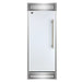 Front view of FORNO Maderno 28-Inch Built-In 13.6 Cu. Ft. Convertible Refrigerator in white with left-swing door hinge, featuring a minimalist design and flush cabinet installation.
