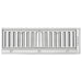 Forno Frassanito 36-Inch Recessed Range Hood, 450 CFM, Stainless Steel Baffle Filters, LED Lighting
