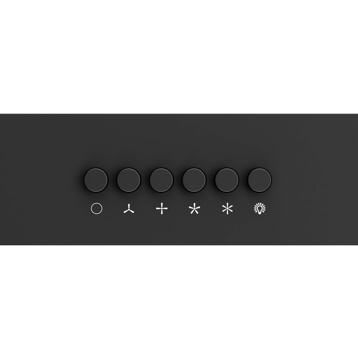 FORNO Premium 2-Piece Kitchen Bundle - Leonardo Espresso 30" Black Range, 30" Black Range Hood - FBDL-002-02CA