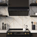 FORNO Premium 3-Piece Kitchen Bundle - Leonardo Espresso 30" Black Range, 30" Black Range Hood, 31" Black Refrigerator - FBDL-001-02CA