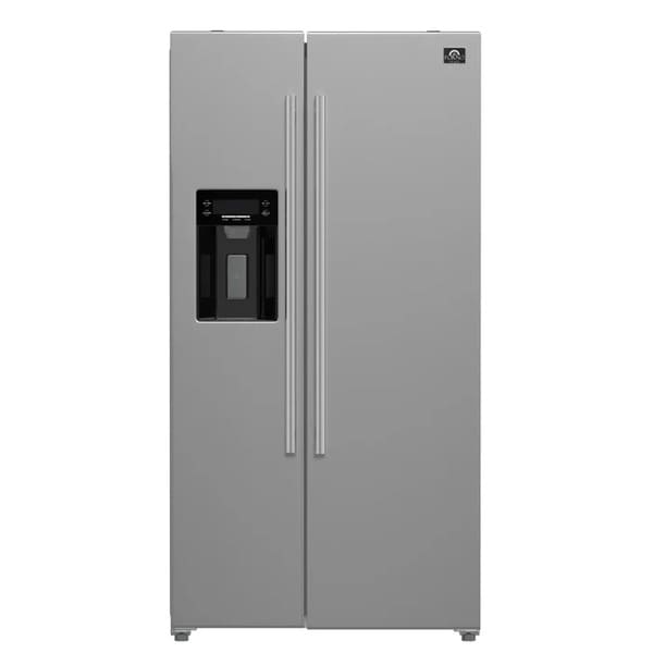 FORNO 2-Piece Appliance Package - 30-Inch Induction Range and 36-Inch Side by Side Refrigerator with Water Dispenser in Stainless Steel FBDL-014-04CAUS