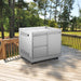 Cosmo 32 in. Newport Collection Grill Cabinet with Drawers, Tank Mount, Soft Roll Casters, Stainless Steel Frame - COS-GCN323SS