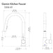 ZLINE Gemini Kitchen Faucet in Matte Black (GEM-KF-MB)