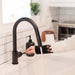 ZLINE Gemini Kitchen Faucet in Matte Black (GEM-KF-MB)