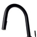 ZLINE Gemini Kitchen Faucet in Matte Black (GEM-KF-MB)