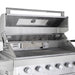 Cosmo 58 in. Newport Collection 6 Burner Propane Gas Grill, Side Griddle, Infrared Rotisserie, Knob LEDs, Stainless Steel - COS-GGFN587GSS