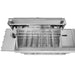 Cosmo 58 in. Newport Collection 6 Burner Propane Gas Grill, Side Griddle, Infrared Rotisserie, Knob LEDs, Stainless Steel - COS-GGFN587GSS