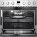 Cosmo 36 in. Lumin Collection 6.1 cu. ft. Gas Range with 6 Sealed Burners and Convection Oven in Stainless Steel - COS-GRC366KB