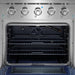 Cosmo Commercial-Style 30 in. 4.3 cu. ft. Gas Range with 4 Burners and Heavy Duty Cast Iron Grates in Stainless Steel - COS-GRP304