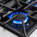 Cosmo Commercial-Style 30 in. 4.3 cu. ft. Gas Range with 4 Burners and Heavy Duty Cast Iron Grates in Stainless Steel - COS-GRP304