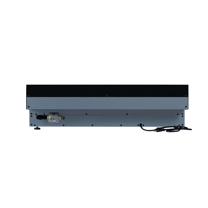 Forno - 36" Rangetop, 6 burners, in black with copper Trim