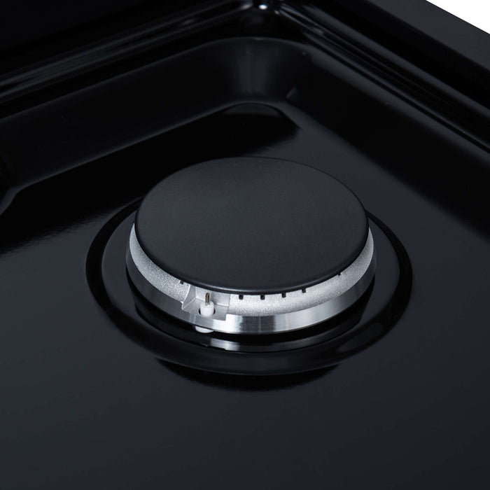 Forno - 36" Rangetop, 6 burners, in black with copper Trim