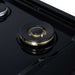 Forno - 48" Rangetop, 8 burners, in black with copper Trim