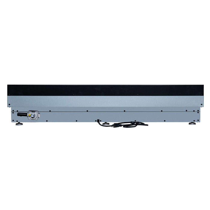 Forno - 48" Rangetop, 8 burners, in black with copper Trim