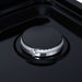 Forno - 48" Rangetop, 8 burners, in black with copper Trim