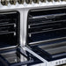 Forno Massimo 48-Inch White Freestanding Gas Range, 8 Burners, True Convection Oven