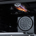 Forno Breno 24 Inch Freestanding Gas Range in Black with Antique Brass, Plug Included, Energy Efficient